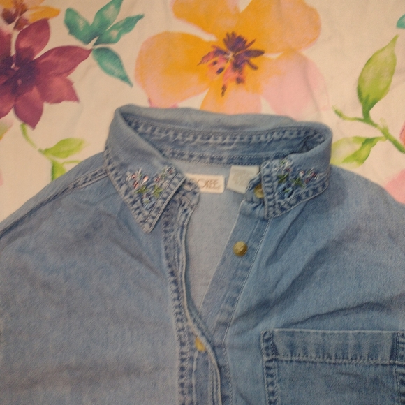 Small women's vintage Cherokee jean shirt - Picture 3 of 9